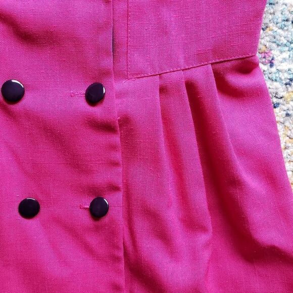 VINTAGE Damon II pink dress size 14 - Picture 6 of 16